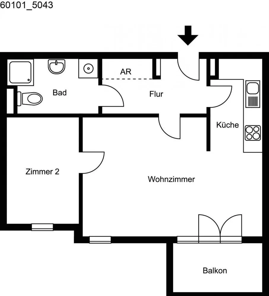 2 room apartment with 47 m² in Potsdam – Photo 8