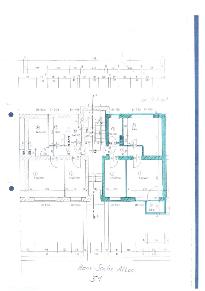 2 Zimmer Wohnung mit 47 m² in Rostock – Bild 7