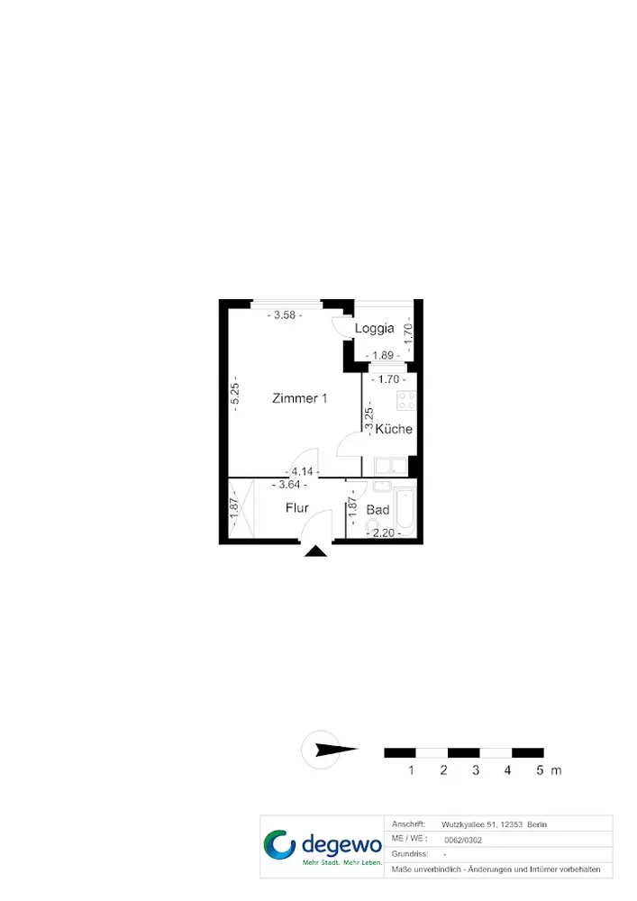 1 Zimmer Wohnung mit 38 m² in Berlin – Bild 9