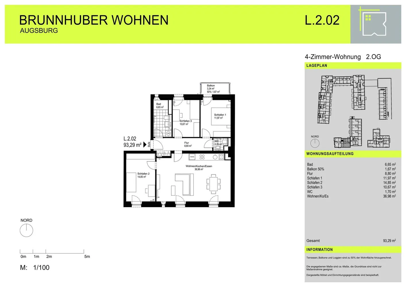 4 Zimmer Wohnung mit 93 m² in Augsburg – Bild 9