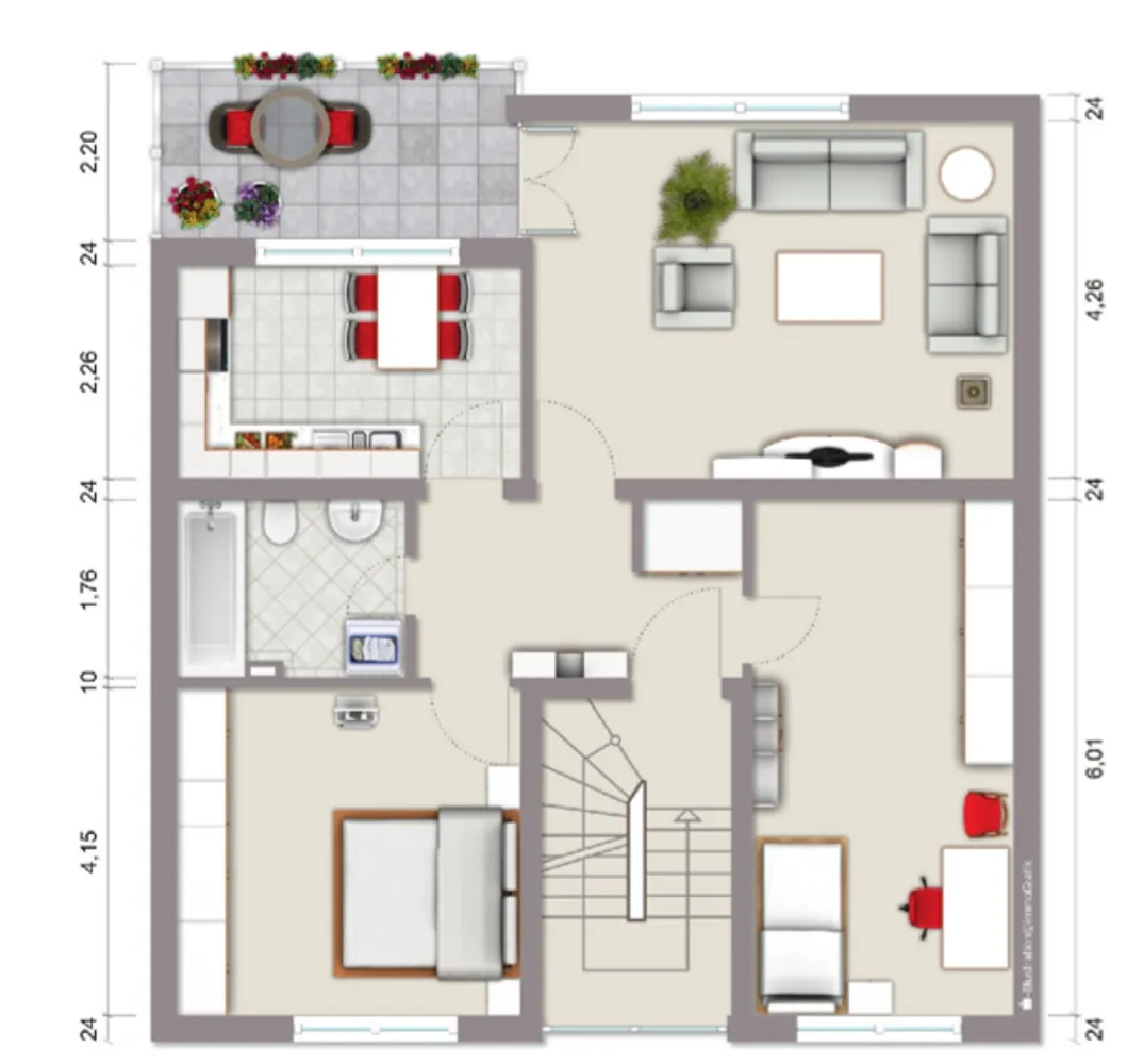 3 Zimmer Wohnung mit 75 m² in Duisburg – Bild 10