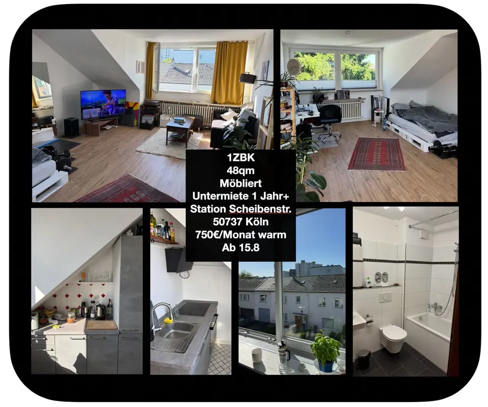 Studio mit 48 m² in Köln – Bild 1