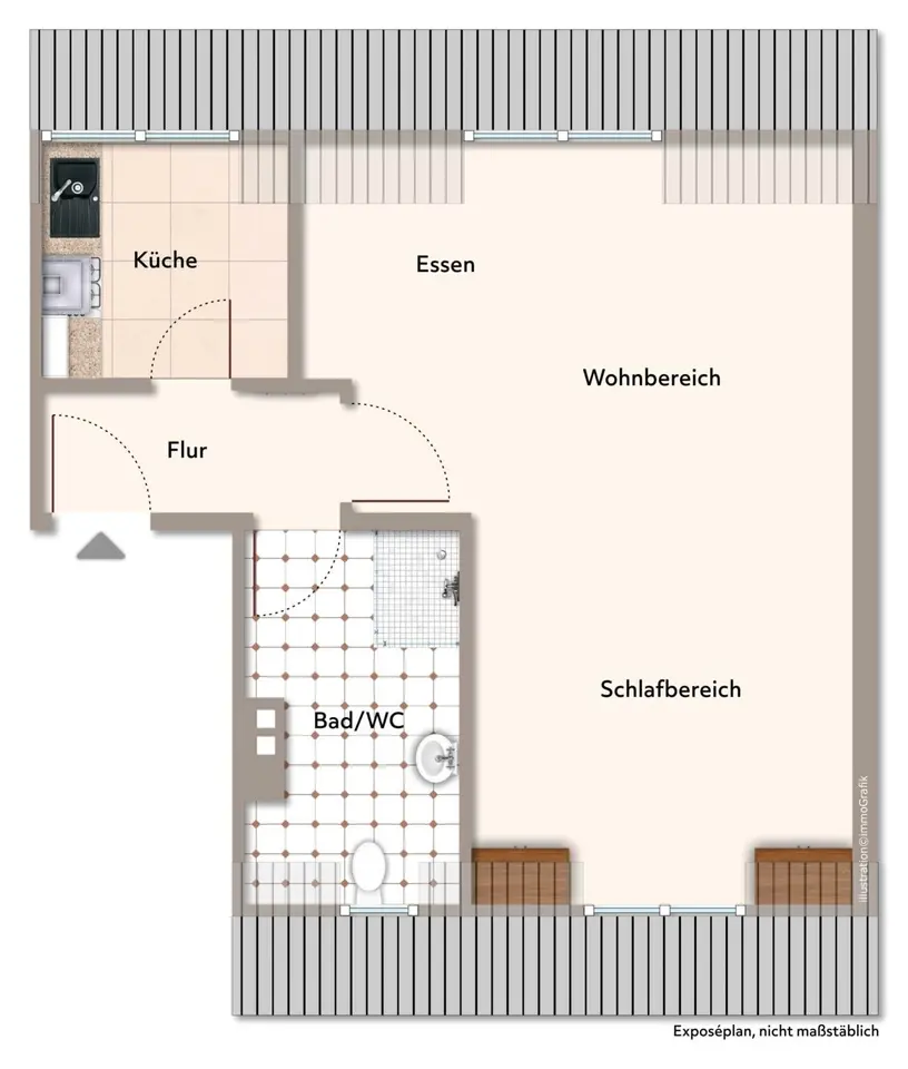 2 Zimmer Wohnung mit 43 m² in Nürnberg – Bild 6