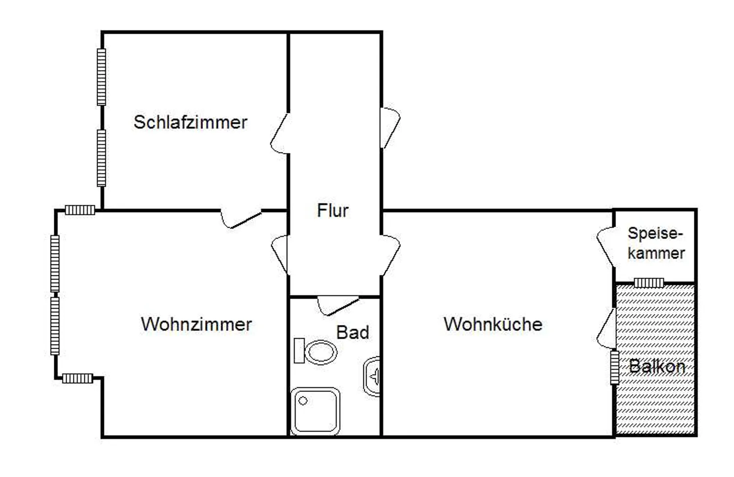 2 Zimmer Wohnung mit 55 m² in Duisburg – Bild 12