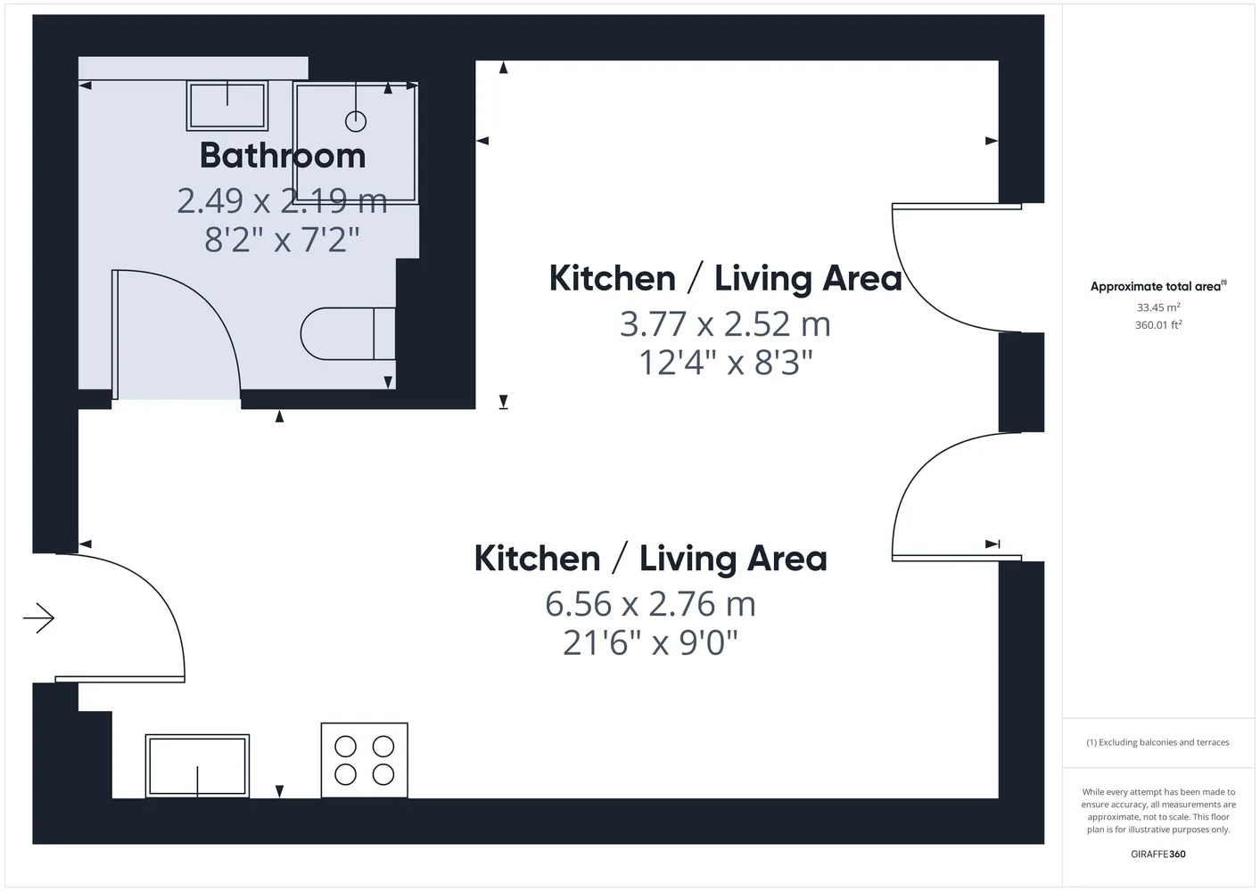 1 Zimmer Wohnung mit 36 m² in Berlin – Bild 5