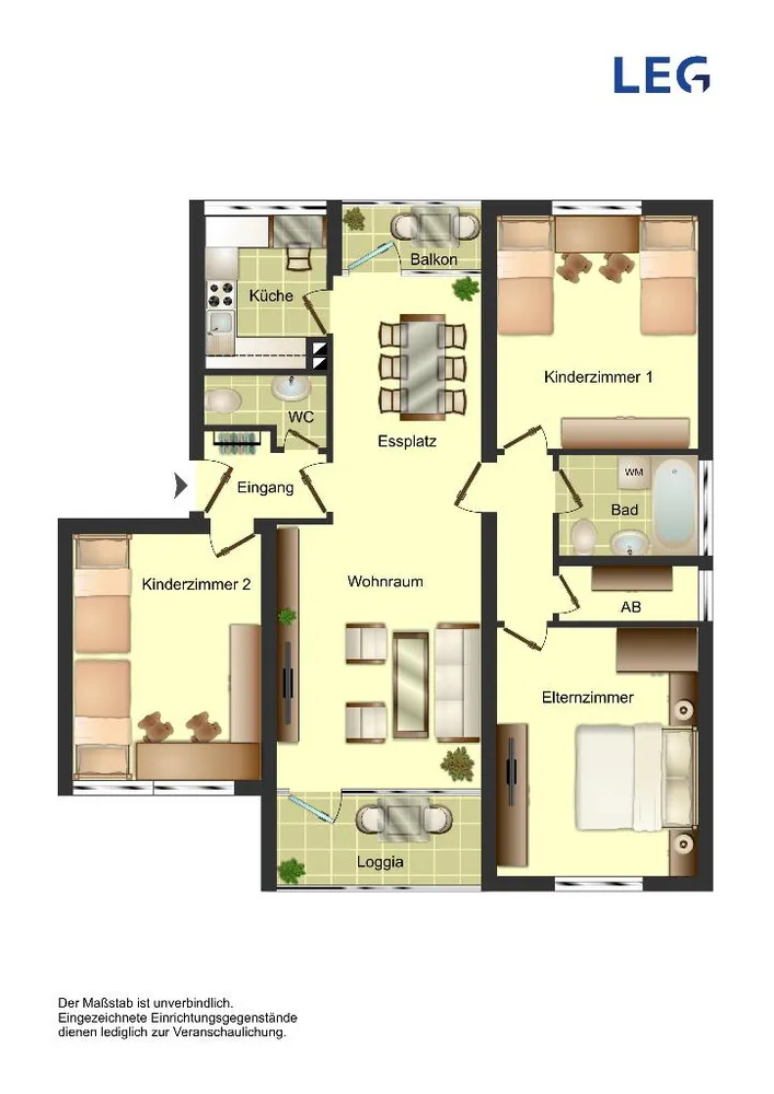 5 room apartment with 92 m² in Cologne – Photo 2