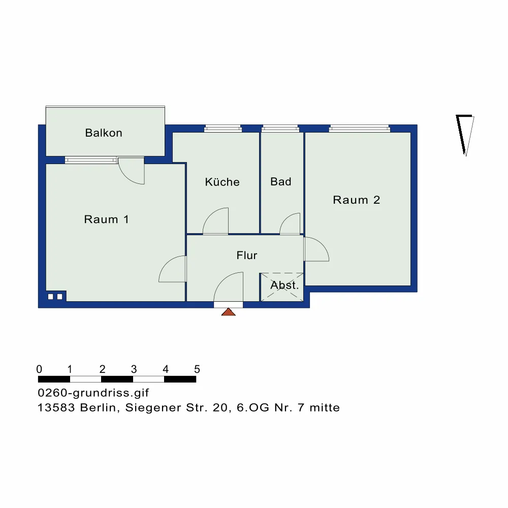 2 Zimmer Wohnung mit 57 m² in Berlin – Bild 7