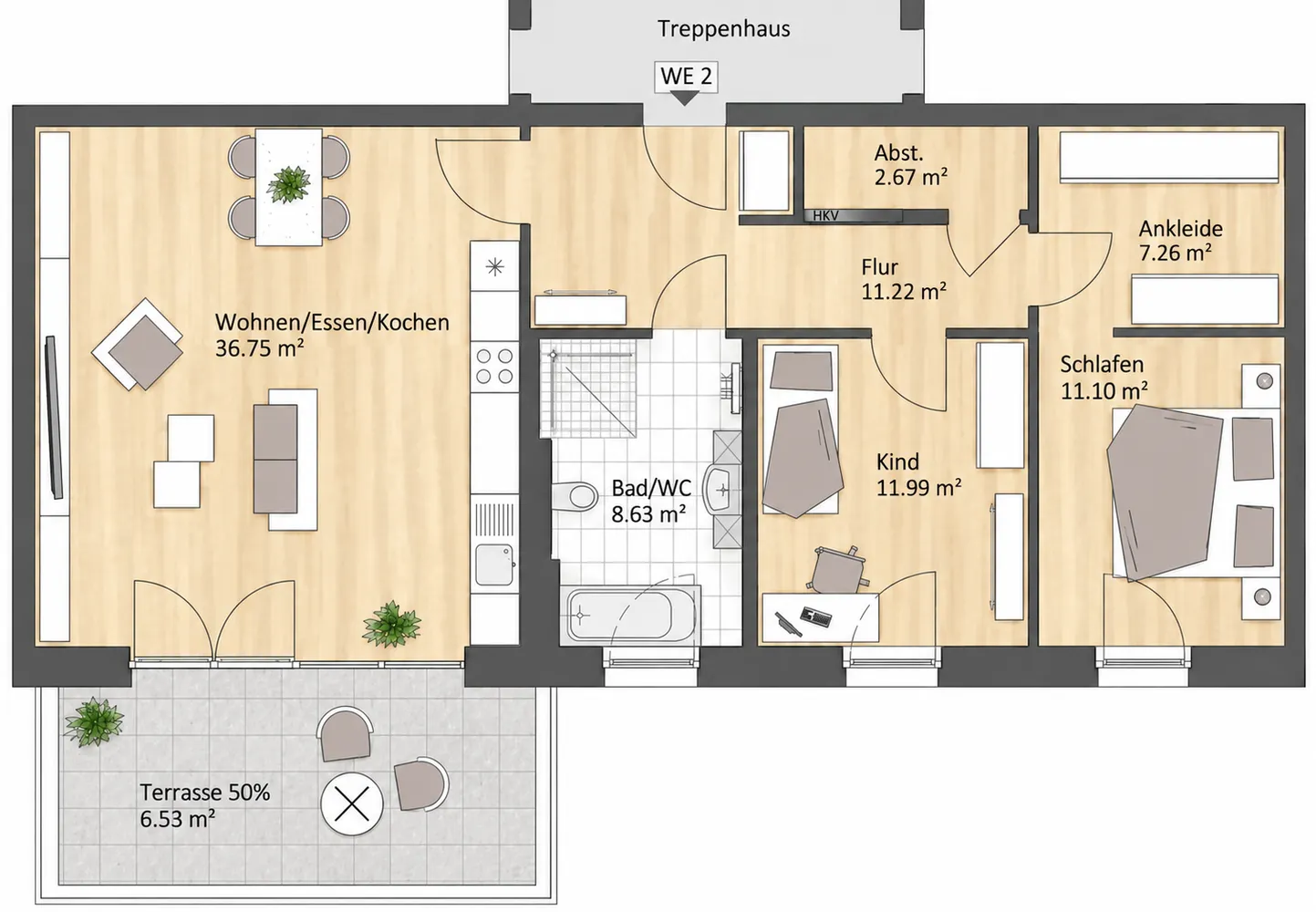 3 room apartment with 97 m² in Chemnitz – Photo 4