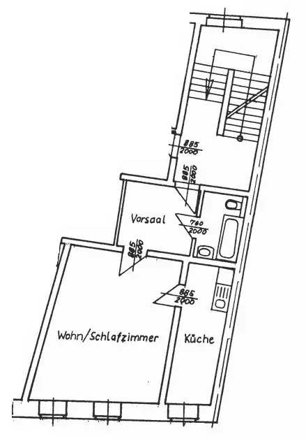 2 Zimmer Wohnung mit 45 m² in Werdau – Bild 5