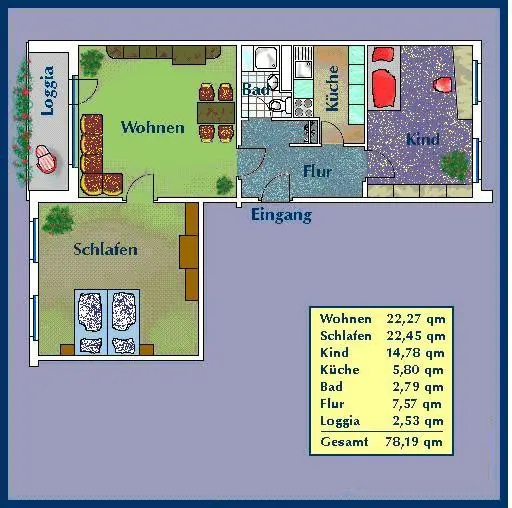3 Zimmer Wohnung mit 78 m² in Dresden – Bild 5