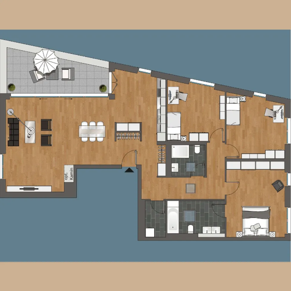 4 room apartment with 154 m² in Frankfurt am Main – Photo 7