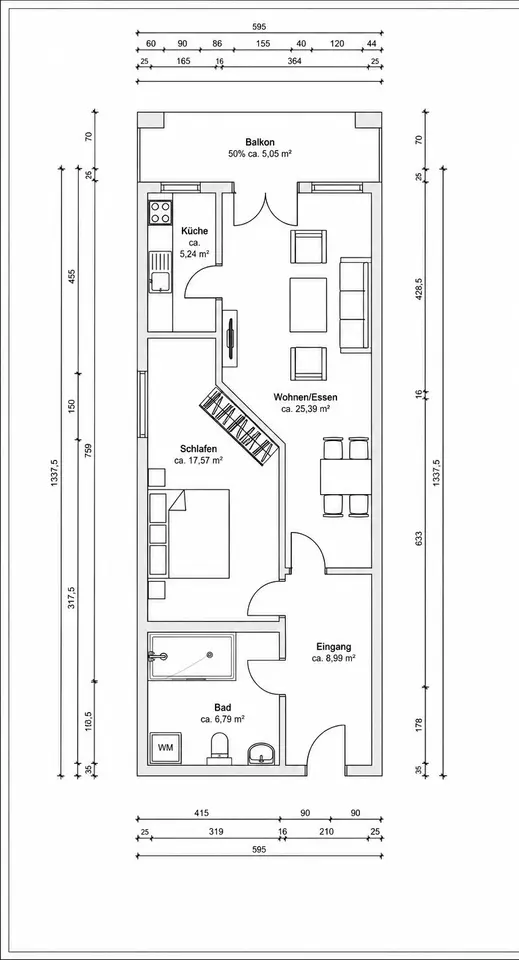 2 Zimmer Wohnung mit 69 m² in Ingolstadt – Bild 5
