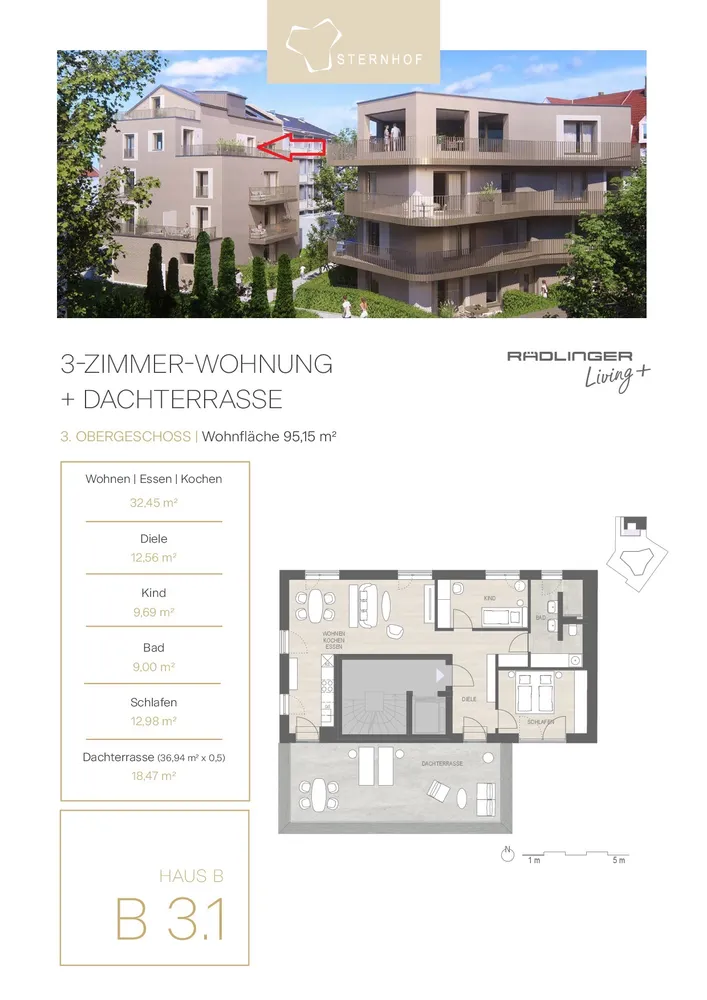 3 Zimmer Wohnung mit 95 m² in Regensburg – Bild 10