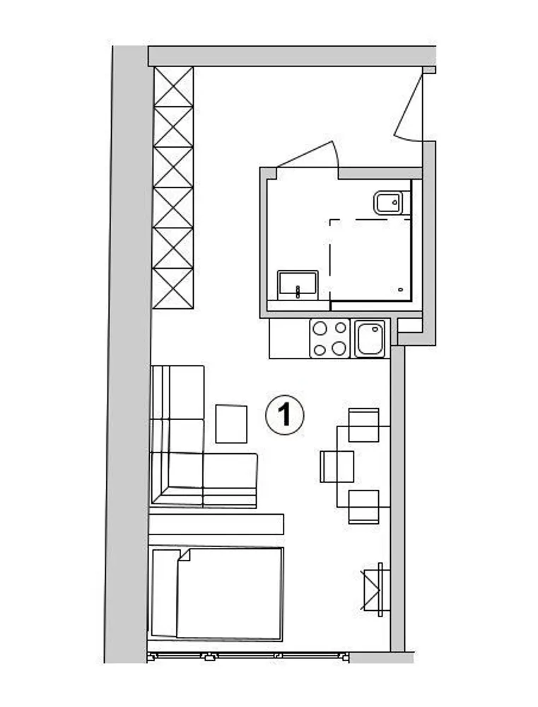 1 Zimmer Wohnung mit 31 m² in Stuttgart – Bild 5