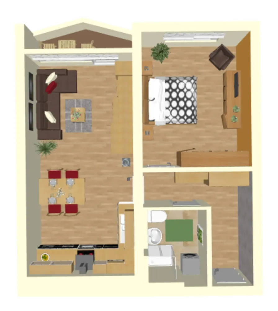 2 Zimmer Wohnung mit 52 m² in Pirna – Bild 2