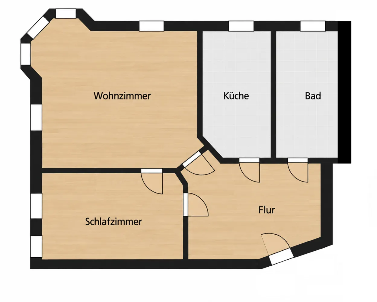 2 Zimmer Wohnung mit 73 m² in Leipzig – Bild 2