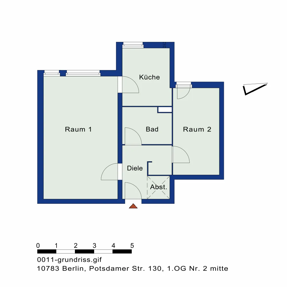 2 Zimmer Wohnung mit 55 m² in Berlin – Bild 6