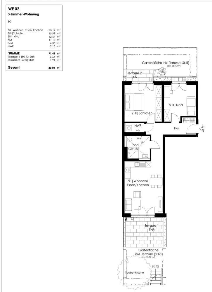 3 Zimmer Wohnung mit 81 m² in Köln – Bild 12
