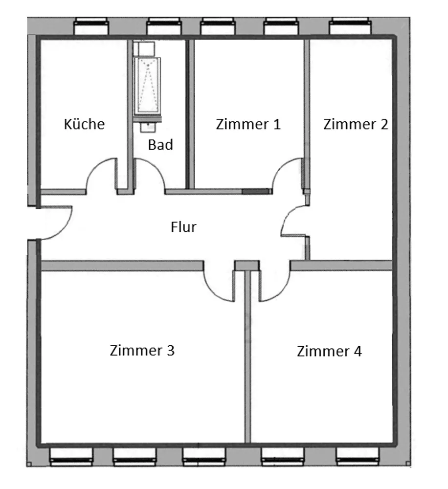 4 Zimmer Wohnung mit 106 m² in Leipzig – Bild 2