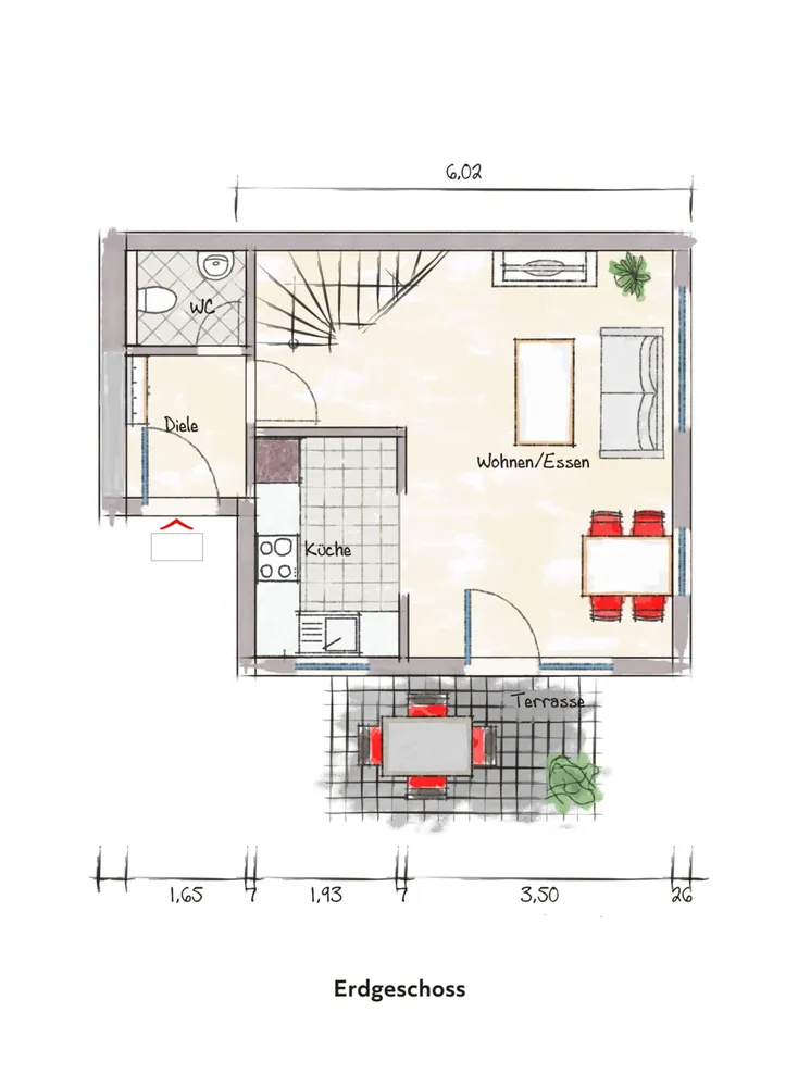 2 Zimmer Wohnung mit 62 m² in Rheine – Bild 7