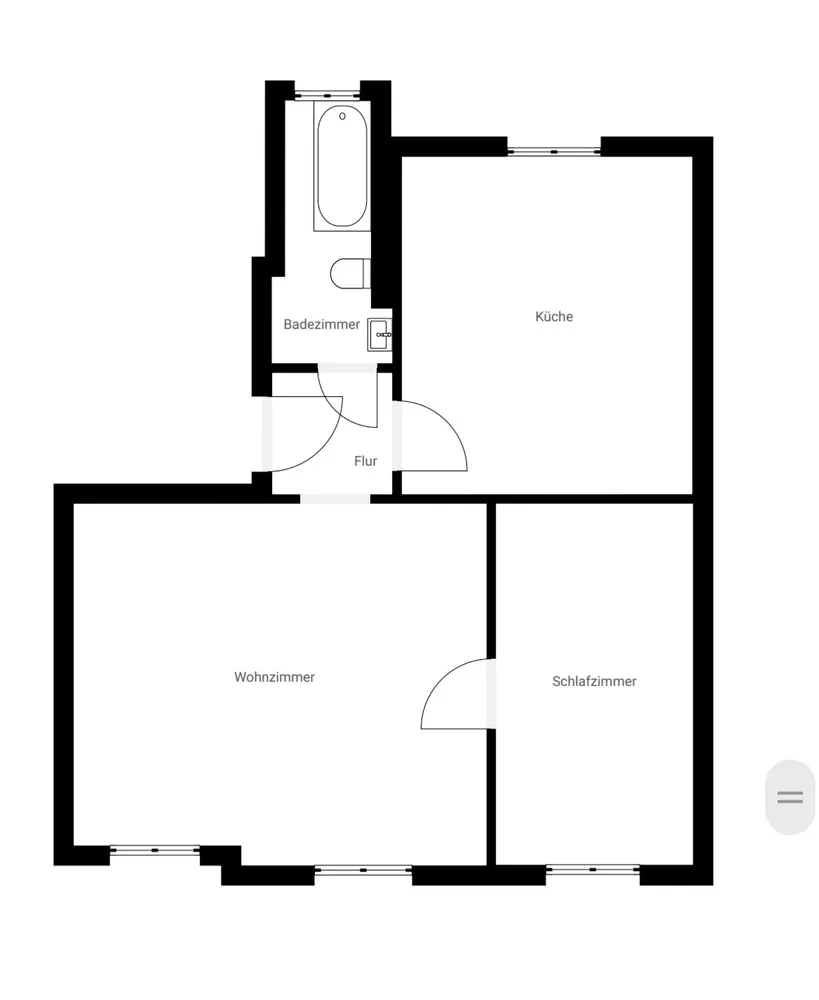 2 Zimmer Wohnung mit 52 m² in Jena – Bild 2
