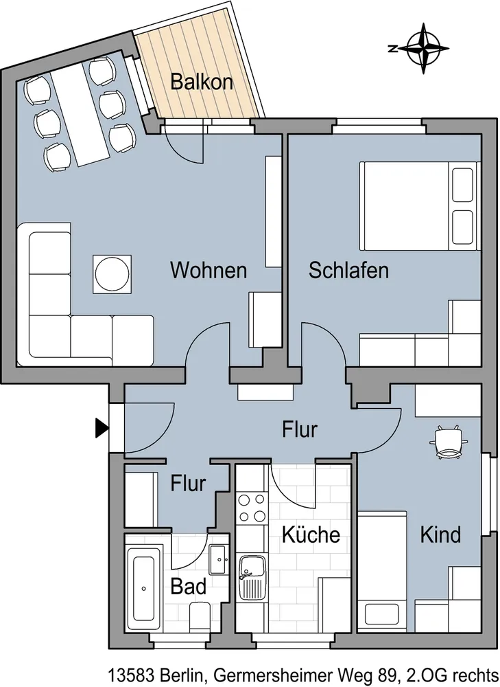 3 Zimmer Wohnung mit 67 m² in Berlin – Bild 4