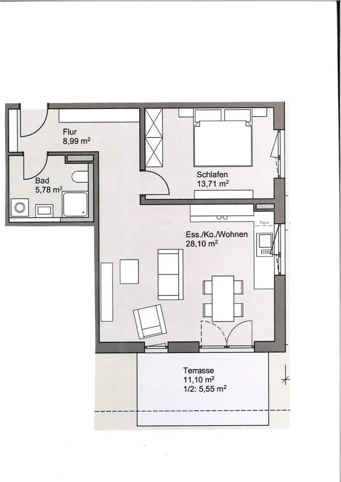 2 Zimmer Wohnung mit 62 m² in Nördlingen – Bild 5