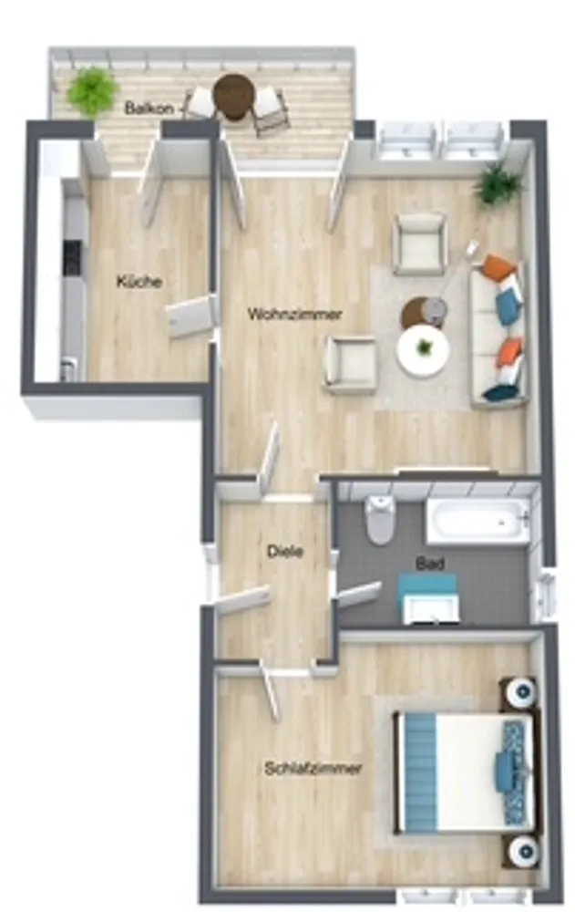 2 Zimmer Wohnung mit 62 m² in Essen – Bild 6