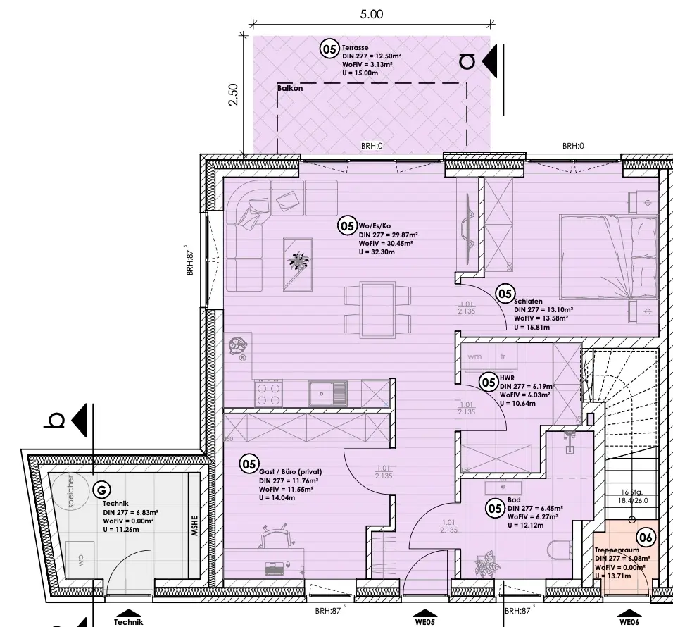 3 Zimmer Wohnung mit 71 m² in Leer – Bild 4
