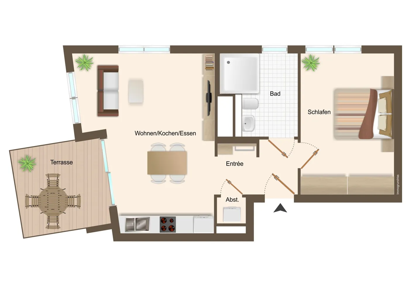 2 Zimmer Wohnung mit 52 m² in Düsseldorf – Bild 8