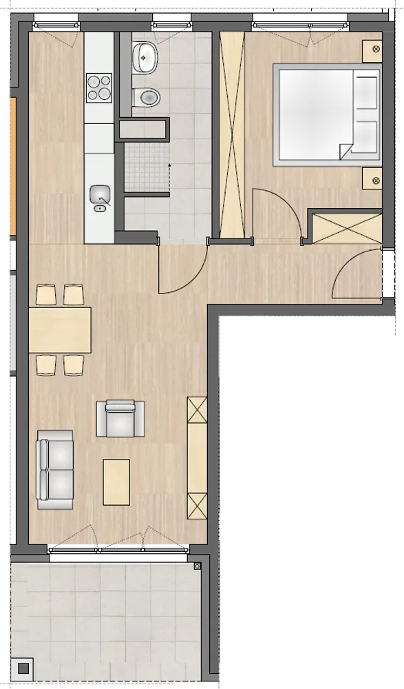 2 Zimmer Wohnung mit 55 m² in Offenbach am Main – Bild 8