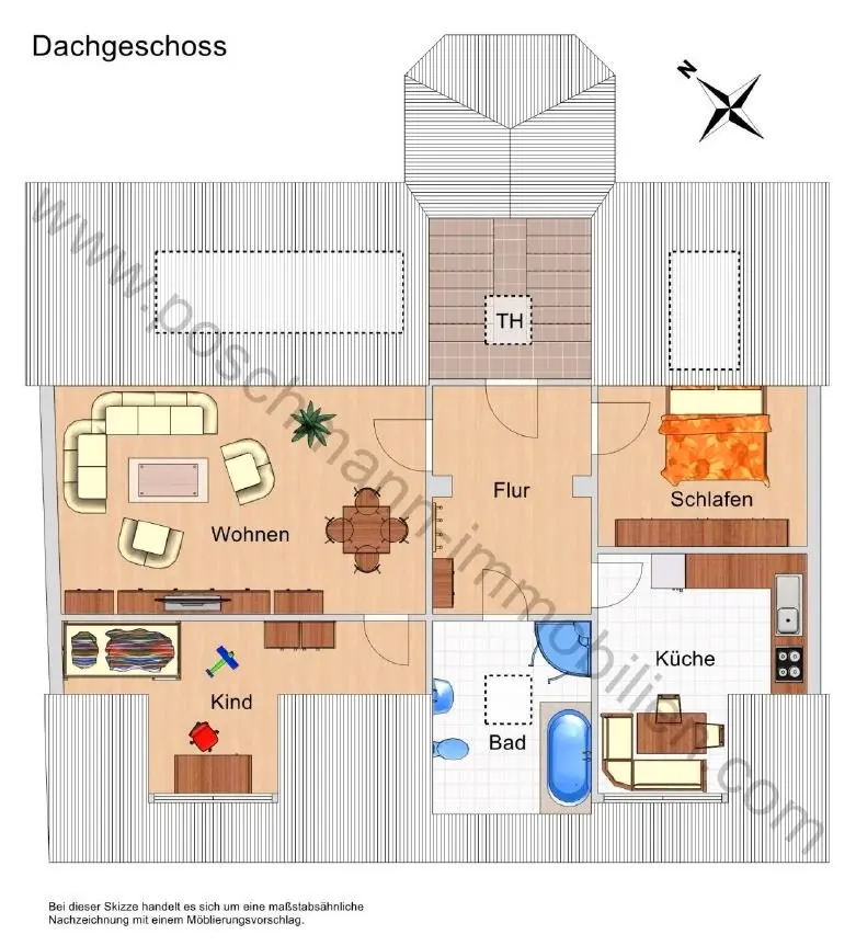 3 Zimmer Wohnung mit 85 m² in Wurzen – Bild 5