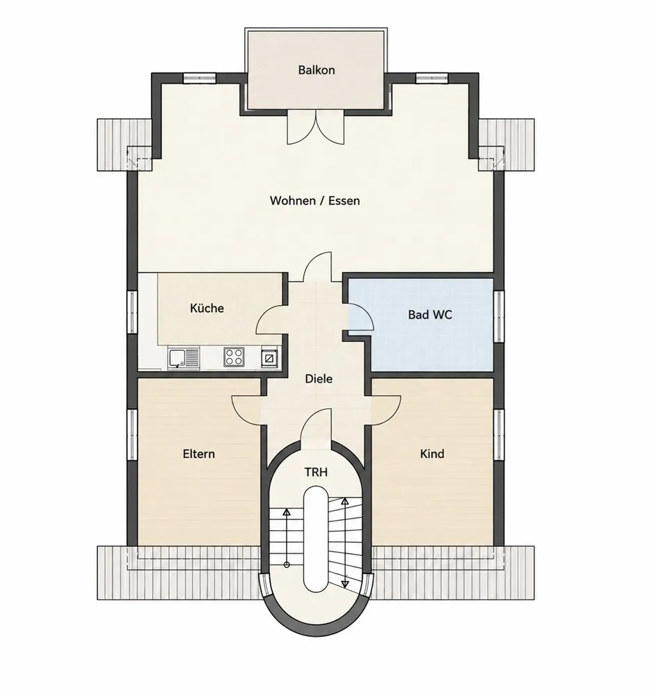 3 Zimmer Wohnung mit 100 m² in Karlsruhe – Bild 9