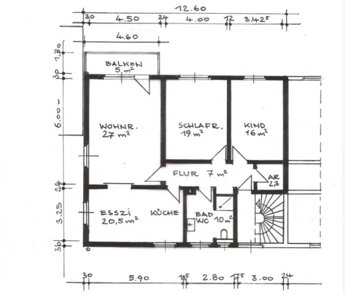 4 Zimmer Wohnung mit 105 m² in Schwabach – Bild 1