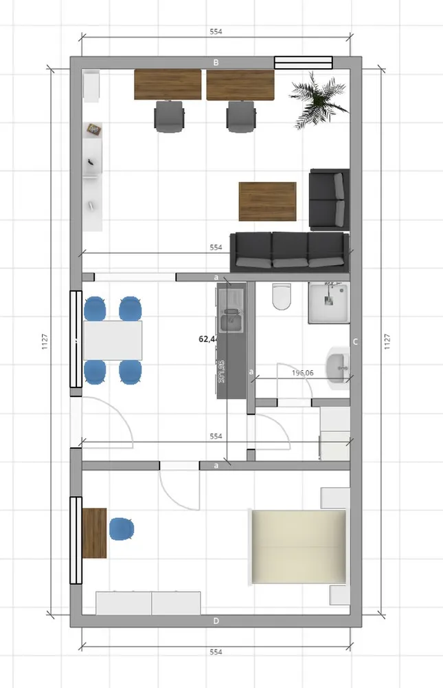 2 Zimmer Wohnung mit 68 m² in Karlsruhe – Bild 5