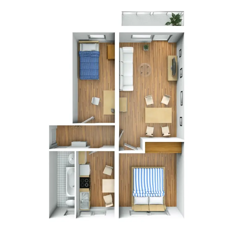 3 Zimmer Wohnung mit 58 m² in Merseburg – Bild 5