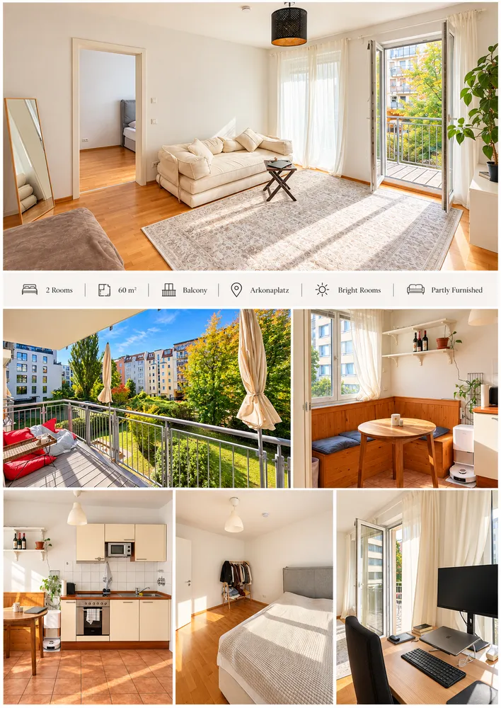 2 Zimmer Wohnung mit 60 m² in Berlin – Bild 2