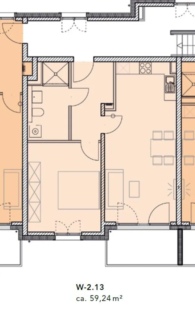2 Zimmer Wohnung mit 59 m² in Lübeck – Bild 4