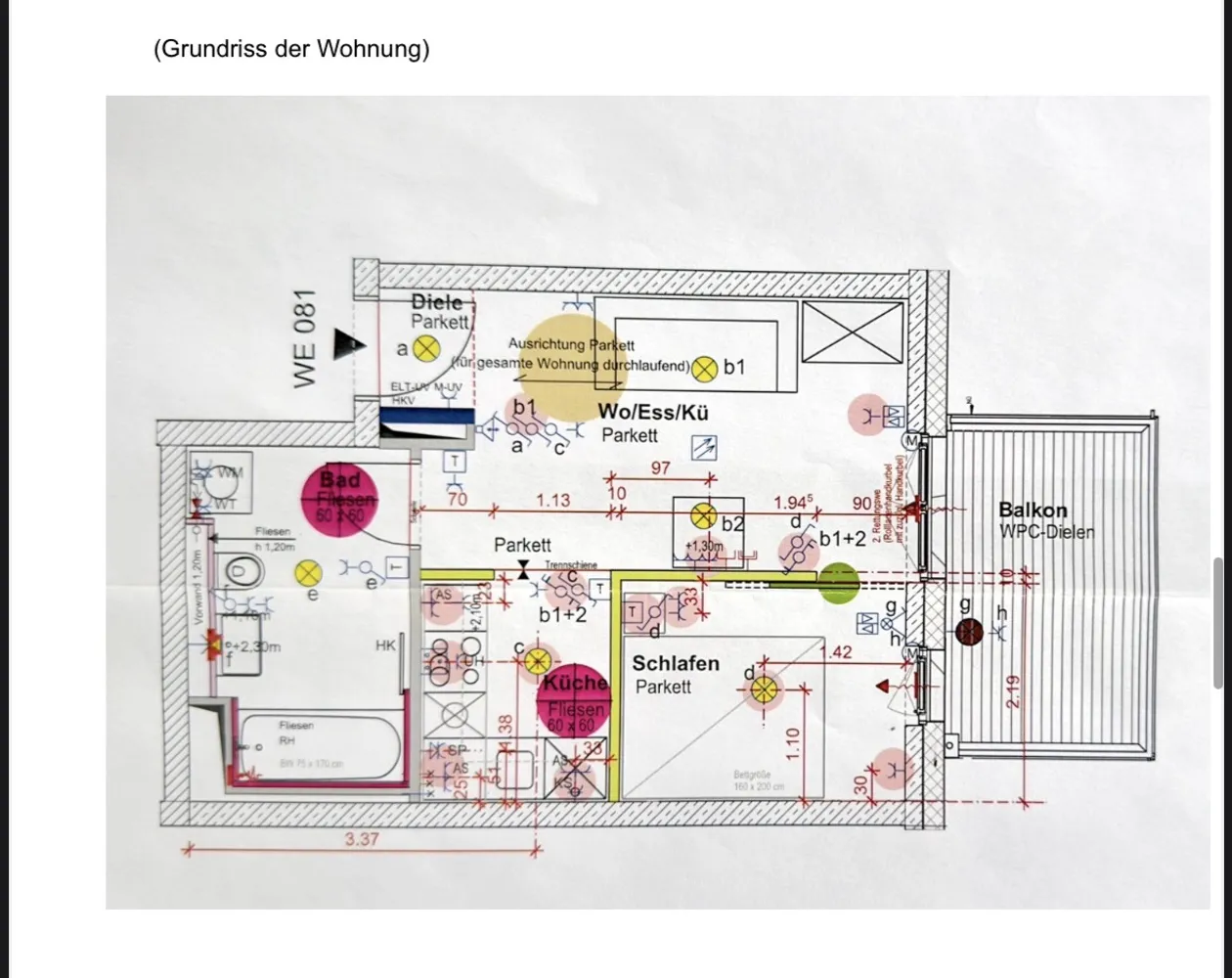 2 room apartment with 34 m² in Munich – Photo 1