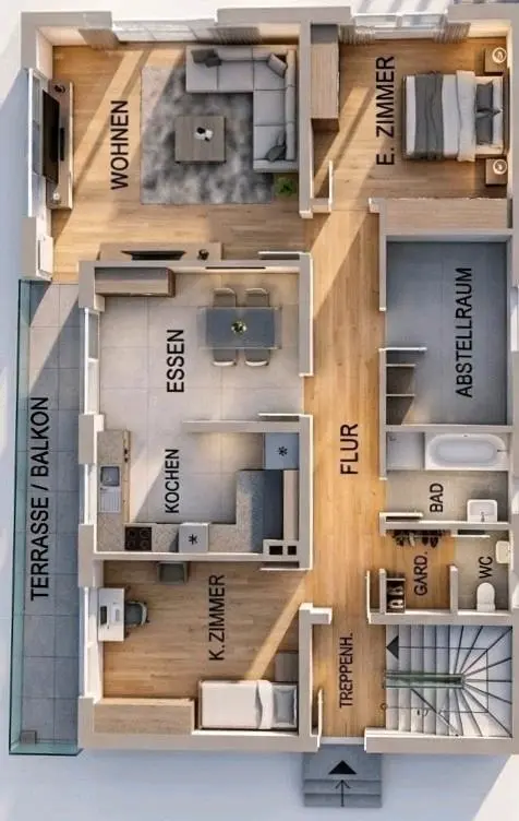4 Zimmer Wohnung mit 128 m² in Memmingen – Bild 5