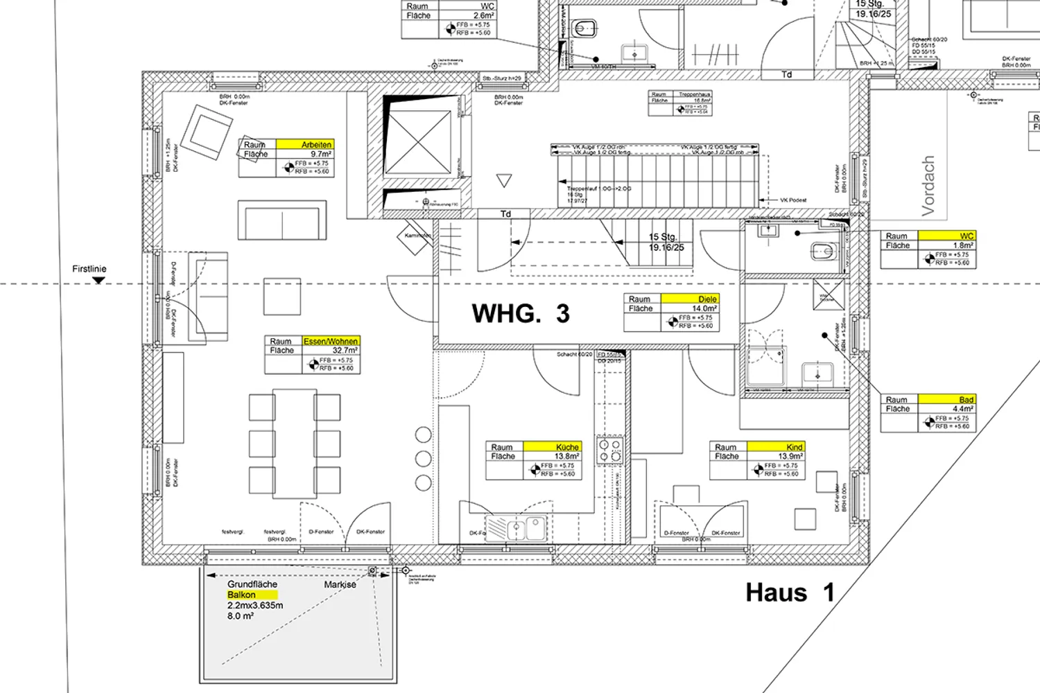 6 Zimmer Wohnung mit 152 m² in Stuttgart – Bild 4