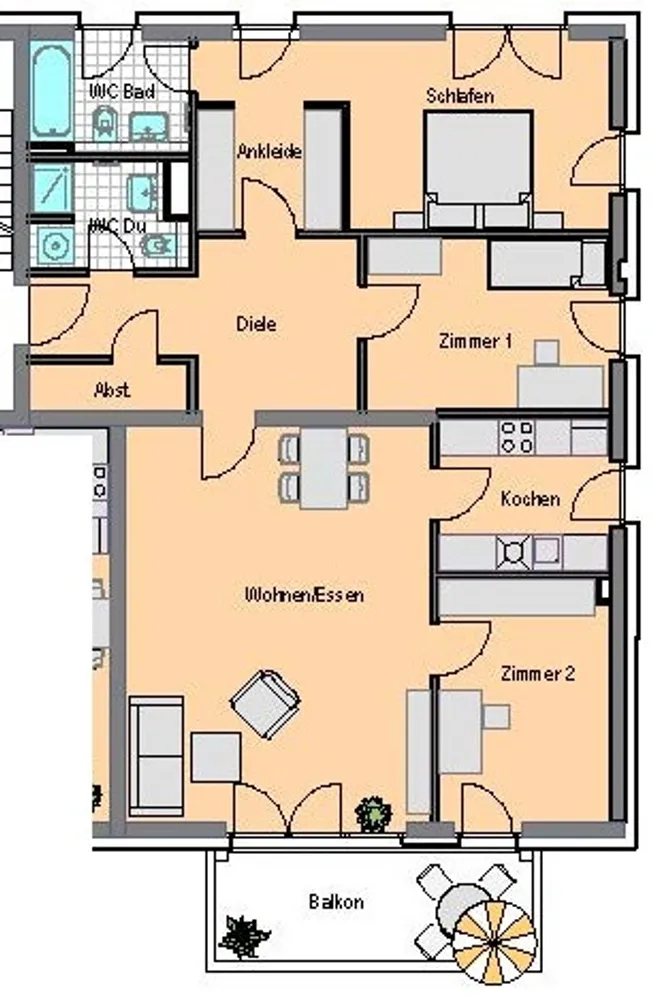 4 room apartment with 117 m² in Frankfurt am Main – Photo 4