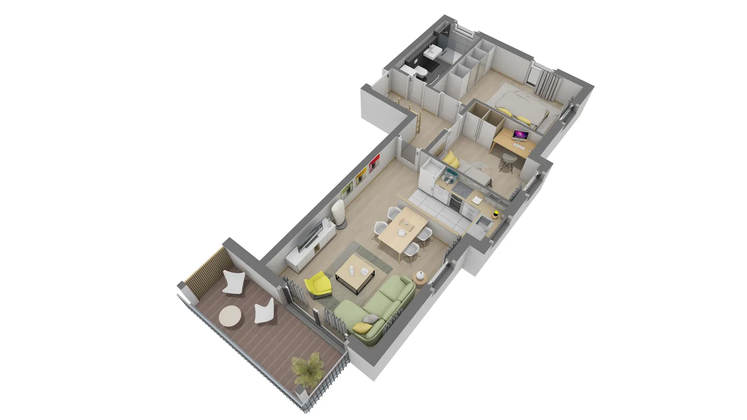 3 Zimmer Wohnung mit 61 m² in Hanau – Bild 5