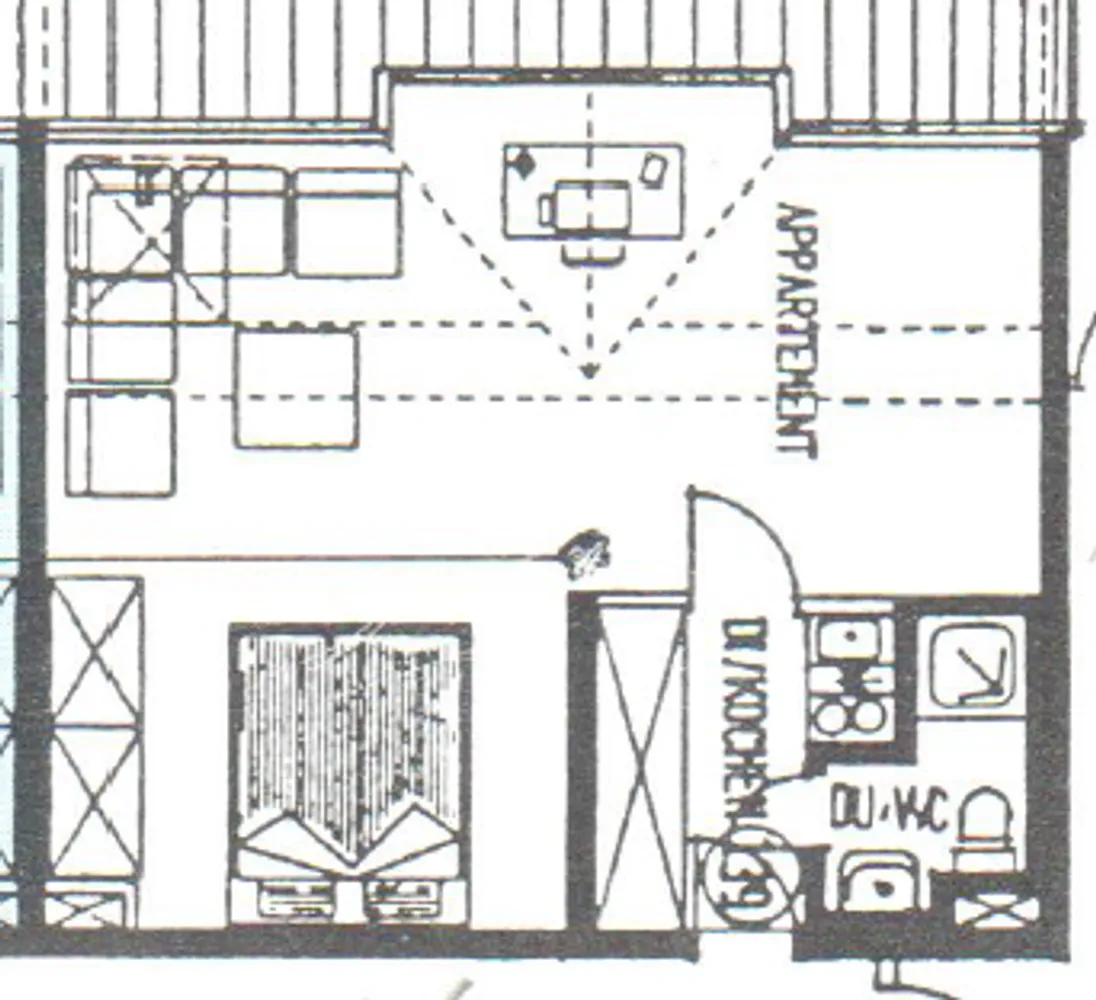 2 room apartment with 32 m² in Mannheim – Photo 3