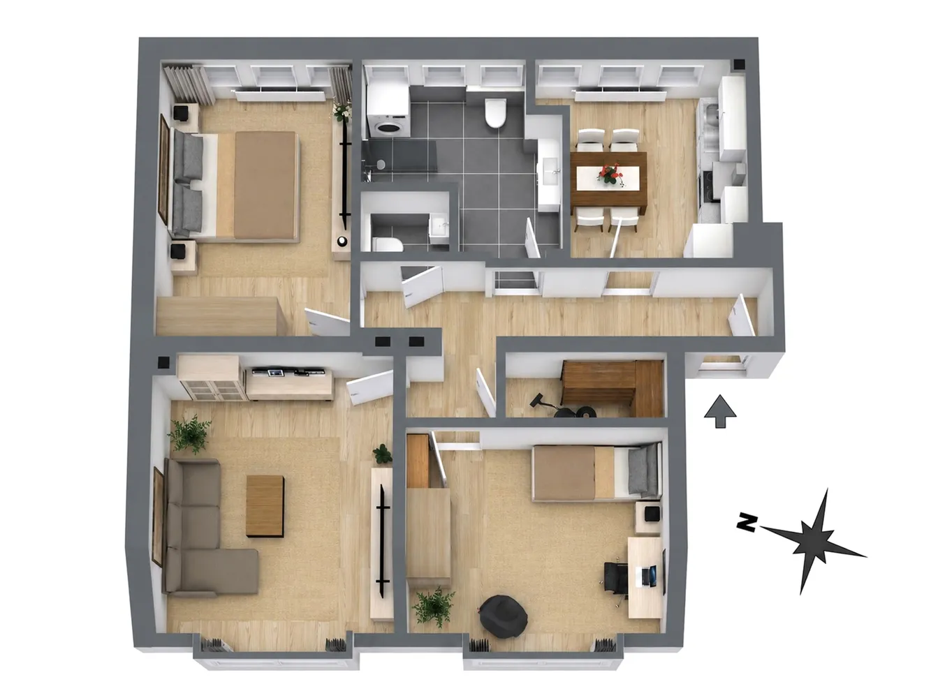3 Zimmer Wohnung mit 74 m² in Krefeld – Bild 11