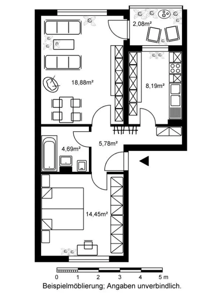 2 Zimmer Wohnung mit 54 m² in Wiesbaden – Bild 9