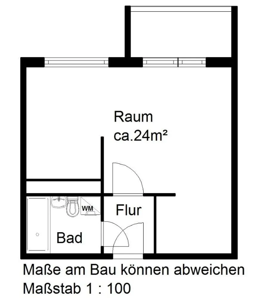 1 Zimmer Wohnung mit 31 m² in Halle (Saale) – Bild 8