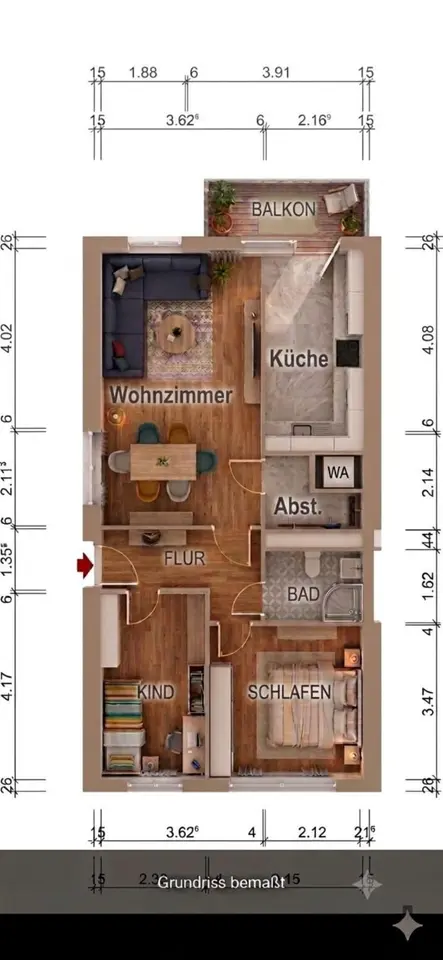 3 room apartment with 69 m² in Chemnitz – Photo 5