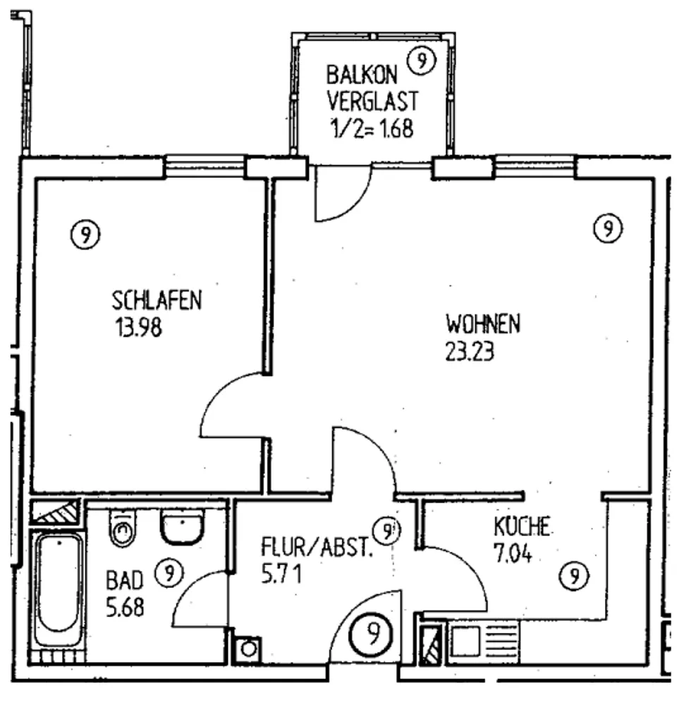2 Zimmer Wohnung mit 58 m² in München – Bild 1