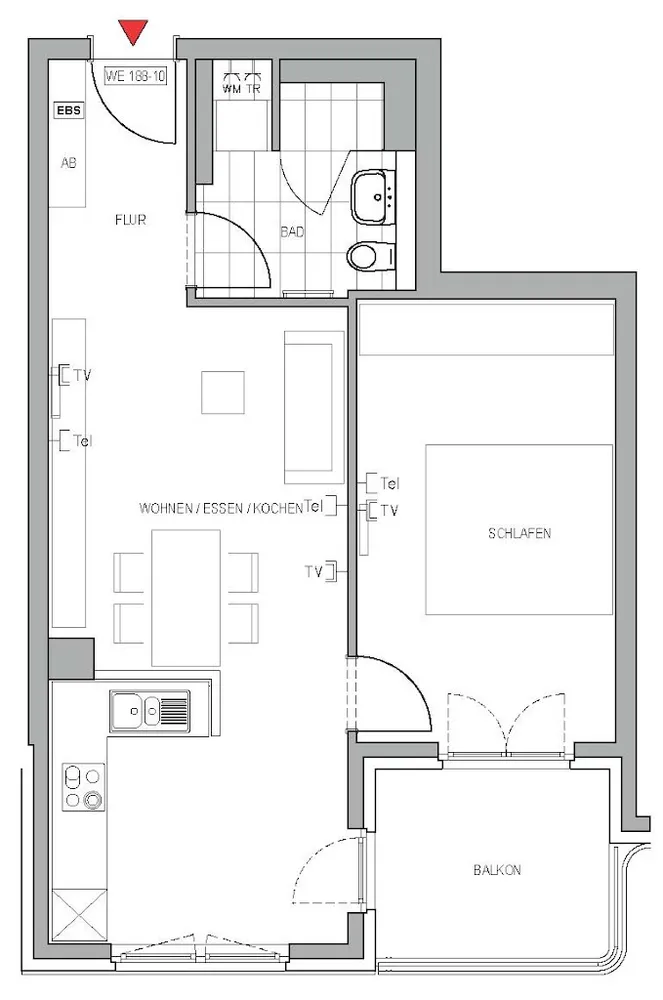 2 Zimmer Wohnung mit 56 m² in Düsseldorf – Bild 8